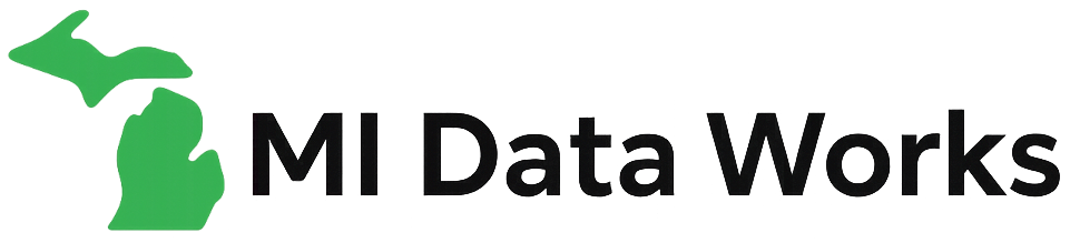 MI Data Works logo